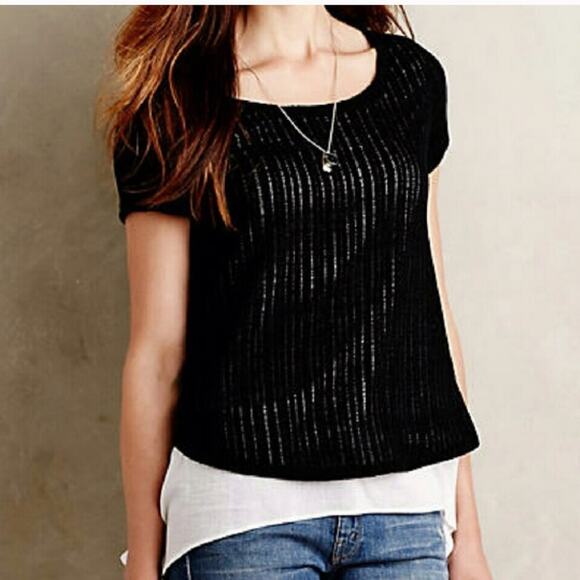 NWT Meadow Rue Layered Faria Top MEDIUM $68 - Picture 1 of 8